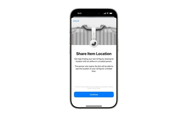 Apple share item location feat